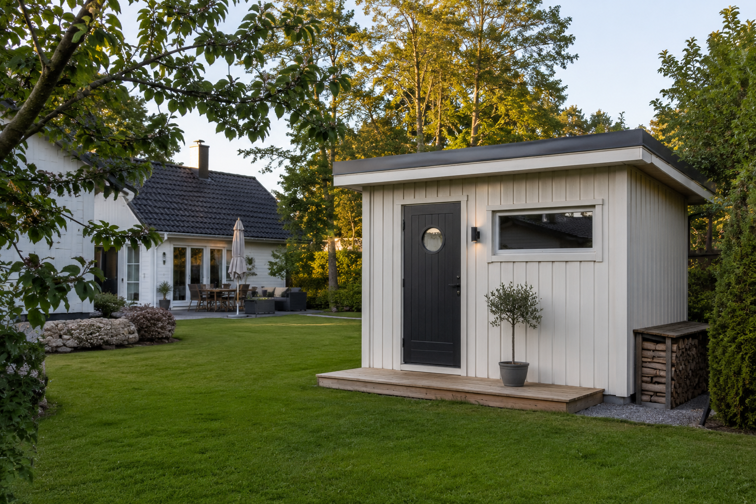 friggebod vit modern